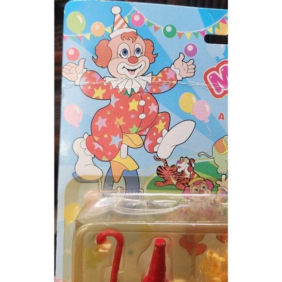 My Clown Show Snap On Stunts Toy Figure Unopened Vintage Rare! New In Package - Picture 10 of 10